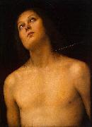 Pietro Perugino Bust of St Sebastian Germany oil painting artist
